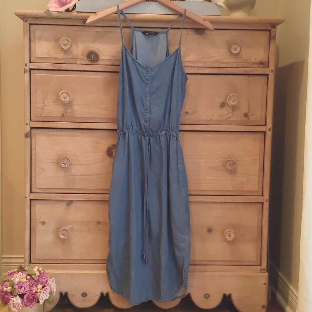 New Look Denim-style Dress Size 8